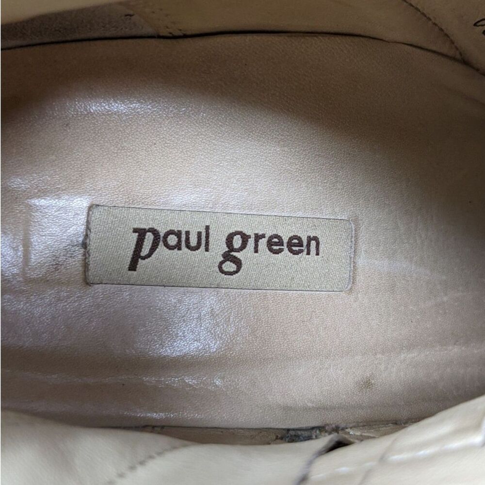 Paul Green Malibu Silver Sliced Leather Heeled Ankle Boots Womens 7.5 - Picture 12 of 13